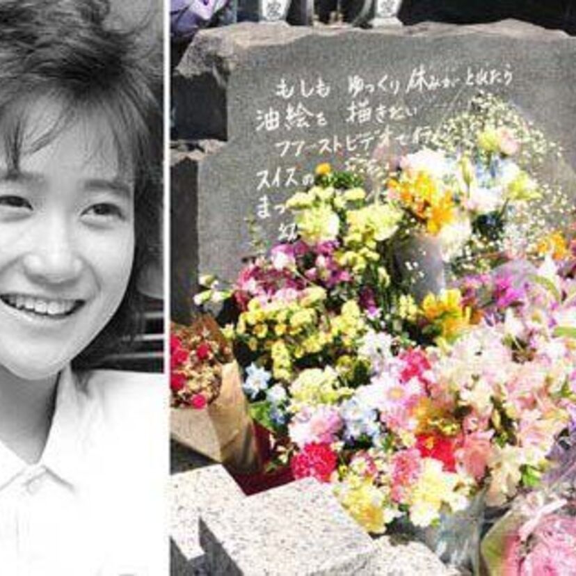 あの悲劇から33年…平成最後の4月8日、岡田有希子の墓前には今でも多くのファンが訪れていた！！