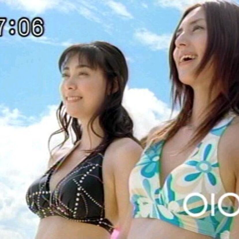 新婚！「相沢紗世」と「吹石一恵」が水着でCMに共演してた！