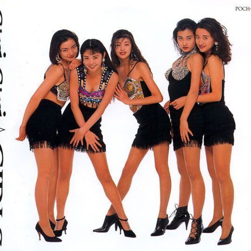 ギリギリガールズ（原田里香・吉野美佳・もちづきる美・荒井美恵子・樹あさ子）とシェイプUPガールズ（梶原真弓・中島史恵・今井恵理・三瀬真美子）